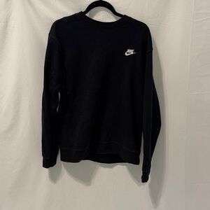 Nike Men's Classic Black Crewneck Sweater